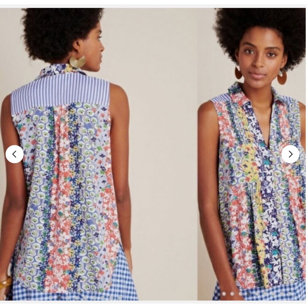 Maeve‎ By Anthropologie Whimsical Pintucked tops size xs